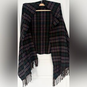 Preppy Cape Scarf in Signature Tartan